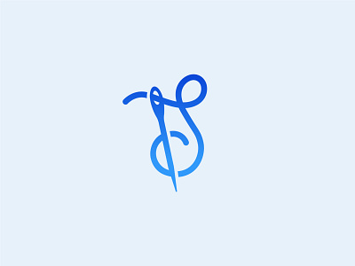 S + 🪡 brand branding idenity logo monogram type