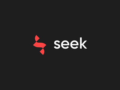 Seek Logo brand branding identity illustration investment letter letter s logo paths