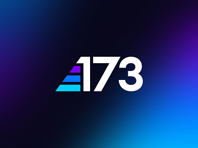 173 173 blur brand branding color identity illustration light logo numbers space