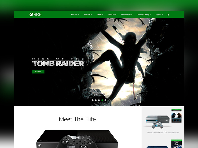 Xbox Site Redesign by Joe Taylor on Dribbble
