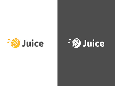 Juice CMS Logo brand flat freebie fruit identity illustration invite juice logo photography photoshop