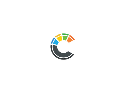 Code Creations Magnet Sticker brand branding c code colour creations identity logo minimal
