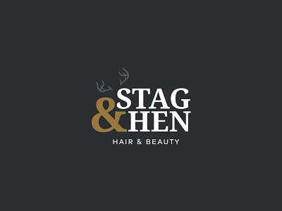 Stag & Hen: Hair & Beauty Logo