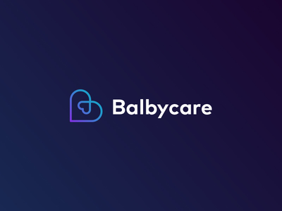 Balbycare - 2 brand branding care hands heart house identity illustration logo minimal