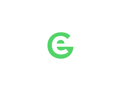 G + E Logo brand branding e g ge identity illustration logo minimal monogram