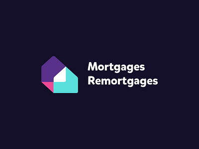 Mortgages Remortgages brand branding home house identity illustration logo mortgage remortgage