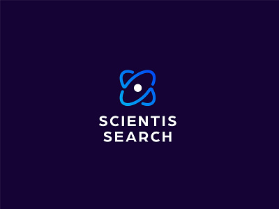 Scientis Search Approved Logo atom brand branding identity illustration logo nucleus recruitment science search