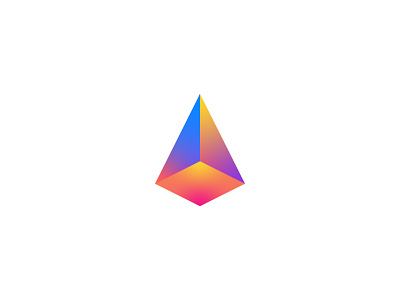 Prism Upgrade (Unused Concept) 3d brand branding identity illustration logo prism vector