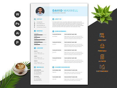 Minimal & Modern Resume Template