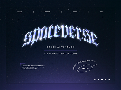 Space Design Studio Website Concept