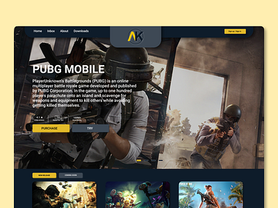 Gaming Portal app branding debut design hello dribbble icon illustration logo typography ui ux vector web