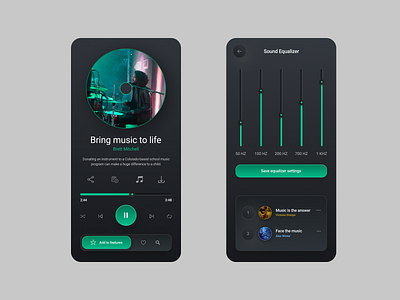 Music App Design