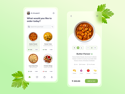 Food delivery service - Mobile App app branding design graphic design icon illustration ui ux vector