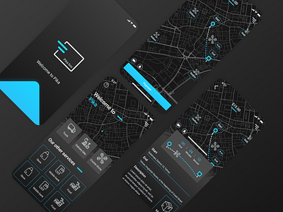 Courier app app appdesigner application design desinger figma figmadesign idea mobile ui ux
