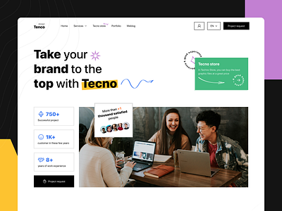 Agency Landing Page Website - Tecno Design