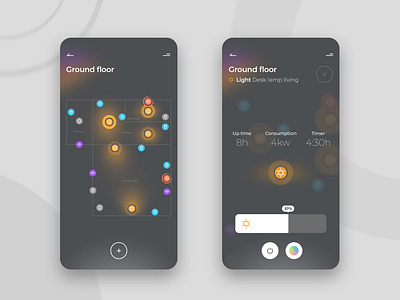 Smart home app concept