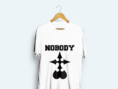 Nobody T shirt cool colors designer heart new nobody template texture tshirtdesign typography