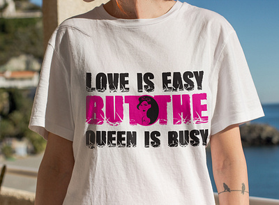 T shirt brand design branding busy cool design easy font awesome graphicdesign illustration queen tshirtdesign tshirts