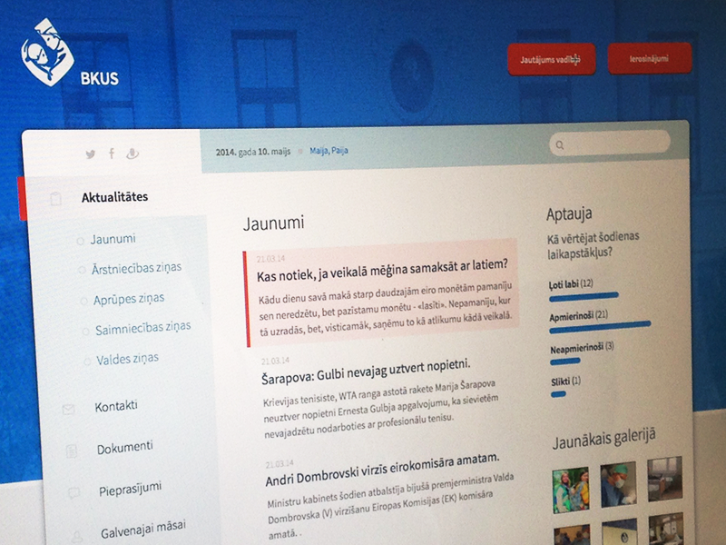 News portal for hospital 2 ui ux webdesign web dashboard