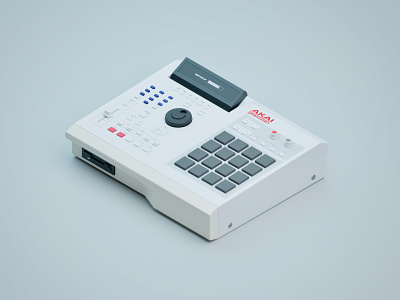 Noise Makers Collection - MPC-2000xl 3d akai mpc blender drum machine isometric mpc 2000xl render