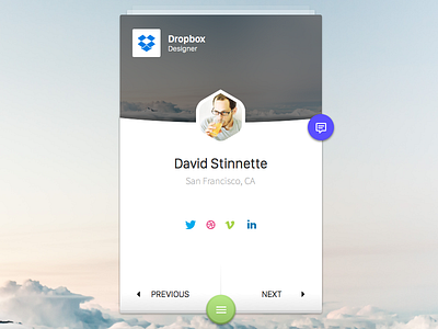 UI challenge - User profile #006