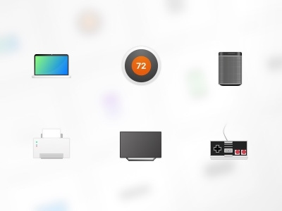 Device icons gaming icon kit icons macbook nest printer sonos tv