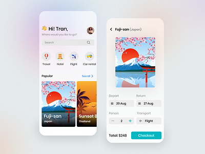 Travel App - Ui/Ux Design