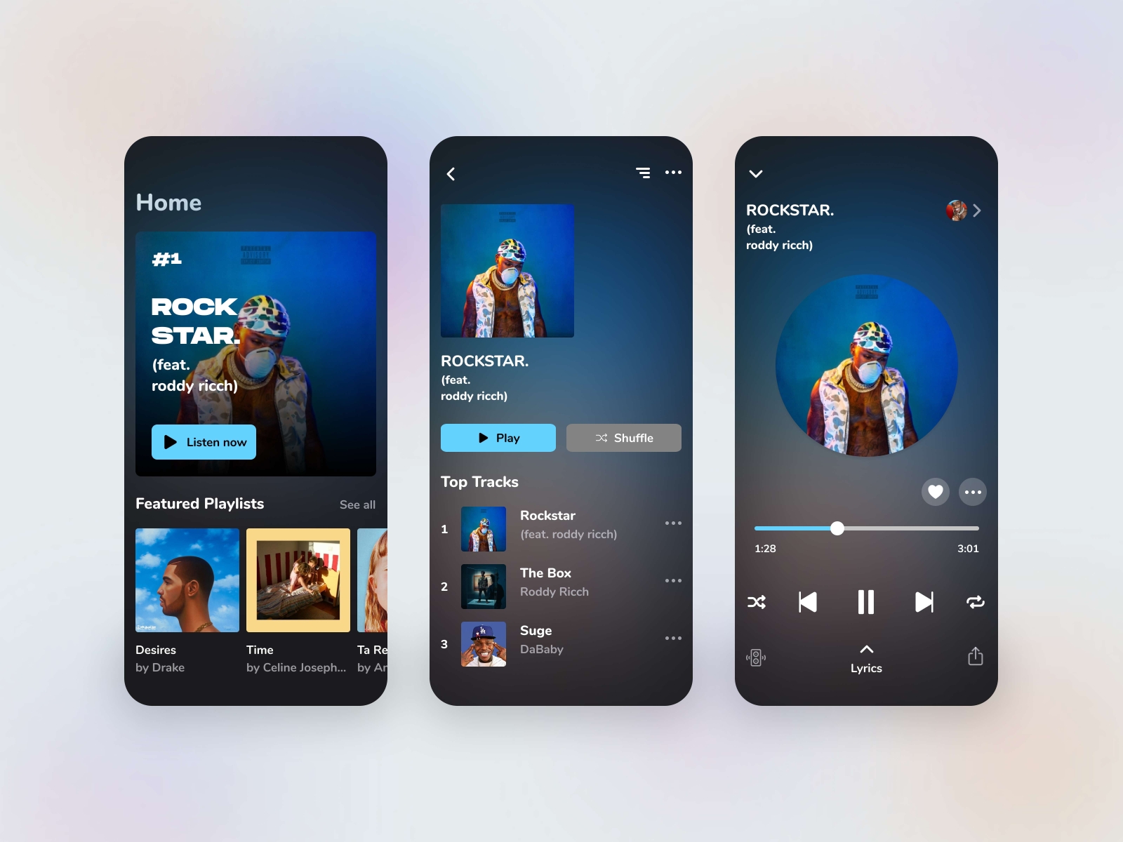 Music App Ui Ux Design By Tung Tran On Dribbble