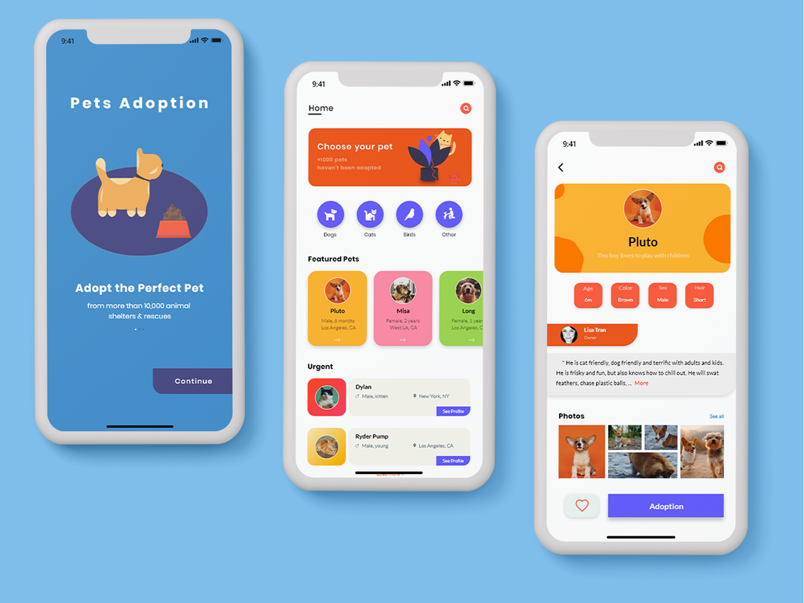 Pets Adoption by Tung Tran on Dribbble