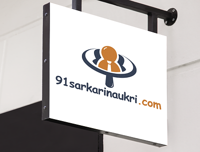 Logo design for 91sarkarinaukri.com app app interaction branding design icon logo logodesign mr dhankar ui vector vivek dhankar