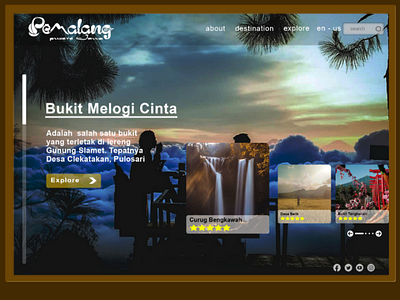 Landing page Pemalang Website, Ui Web Design landing page web design