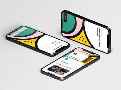 Birthday Name Maker App UI app branding creative atelier design graphic design mobile app