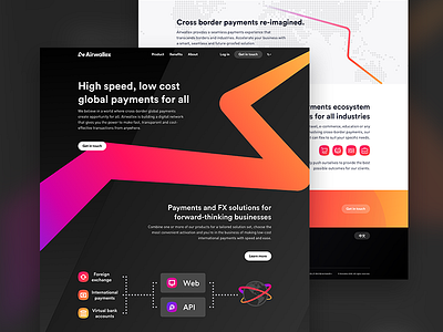 Airwallex Landing Page rebrand