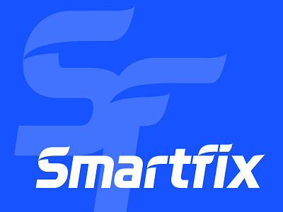 Smartfix auto branding design icon identity lettering logotype service smartfix typography