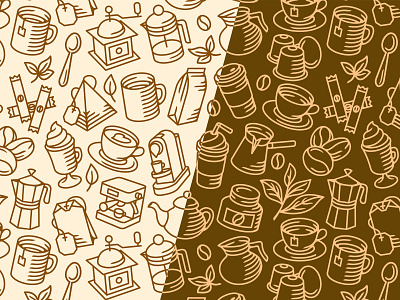 Coffee & tea pattern