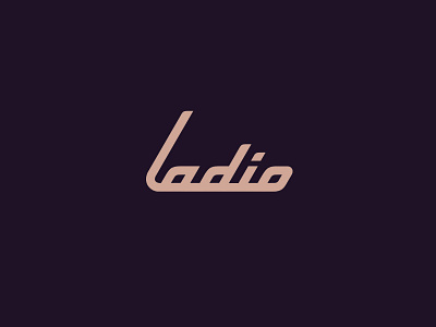 Ladio branding design icon identity logo logotype studio typography