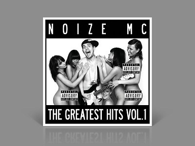 Noize MC — The Greatest Hits Vol. 1 advisory cd cd cover cd design design girls guitar hits music naked noize mc rap rock