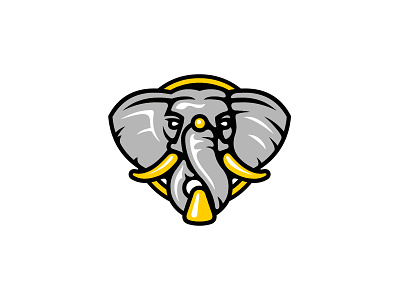 Elephant Door Knocker Logo branding design door elephant icon identity illustration knocker logo logo for sale logotype real estate vector