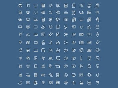 IT icon set branding computer database design icon icons iconset illustration information it laptop net network online phone security server tablet vector wireless