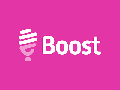 Boost - Bulb Idea 2 bulb logo