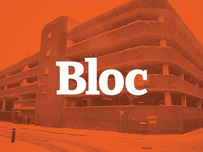 Bloc Logo logo magazine type
