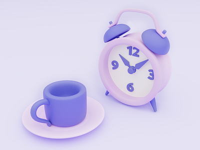 Alarm 3D 3d blender design graphic design illustration