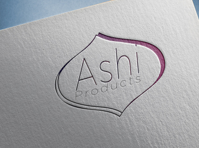 Ashi logo By shano icon initial logo label design monogram logo typography vector