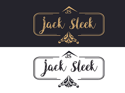 simple label initial logo label design monogram logo typography