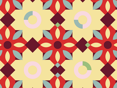 Cuban tile pattern