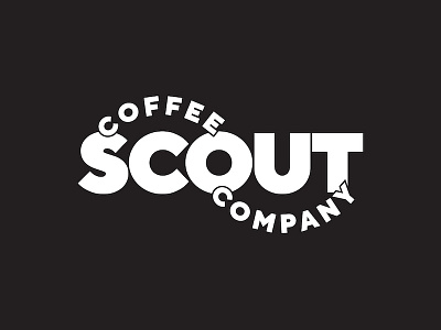 Scout Coffee Company coffee logo monoline