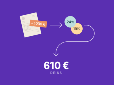 tax cash flow diagram banking fintech rechnung tax