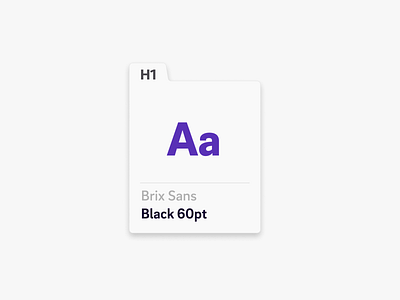 Type Chip brand and identity brand guidelines brix sans typography