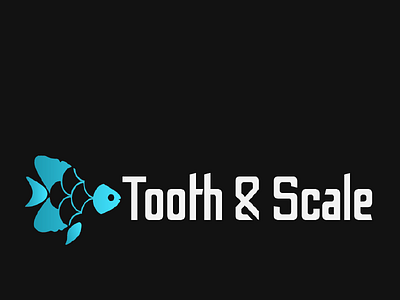 Tooth & Scale Logo brand design brand identity branding design flat illustration illustrator logo minimal ui