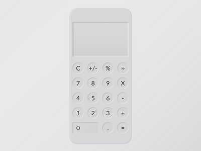 Neumorphic Calculator